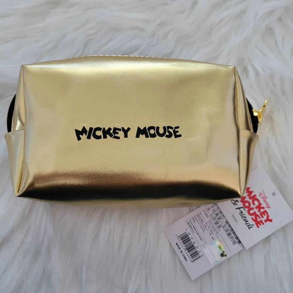 Disney Mickey & Minnie Mouse Metallic Cosmetic Bag